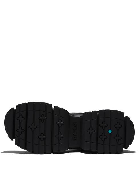 ADLEY WAY 2 BAND Sandalo in pelle JETBLACK - Scarpe Donna