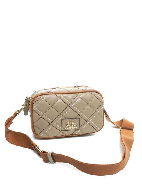HELDA Camera bag trapuntata beige - Borse Donna