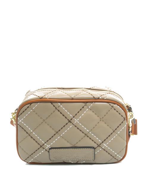 HELDA Camera bag trapuntata beige - Borse Donna