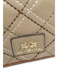 LA MARTINA HELDA Camera bag trapuntata beige - Borse Donna - 4