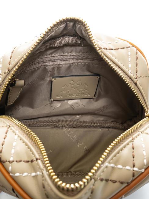 HELDA Camera bag trapuntata beige - Borse Donna