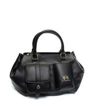 LA MARTINA DIANA Saddle bag con tasca frontale nero - Borse Donna - 2