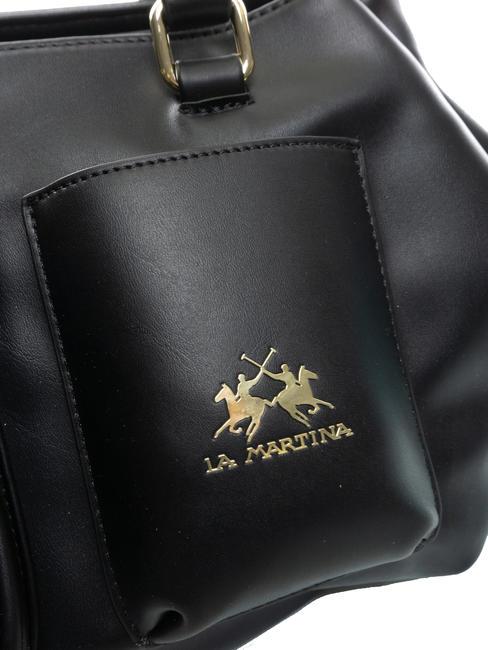 DIANA Saddle bag con tasca frontale nero - Borse Donna