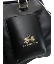 LA MARTINA DIANA Saddle bag con tasca frontale nero - Borse Donna - 3