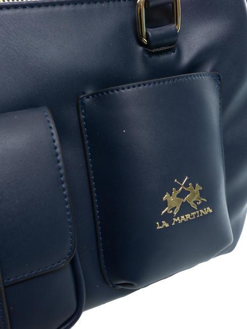 DIANA Saddle bag con tasca frontale blue - Borse Donna
