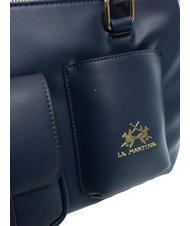 LA MARTINA DIANA Saddle bag con tasca frontale blue - Borse Donna - 3