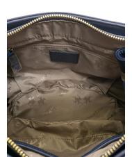 LA MARTINA DIANA Saddle bag con tasca frontale blue - Borse Donna - 5