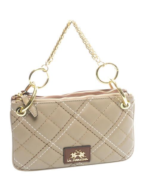 HELDA Mini bag con catenella beige - Borse Donna