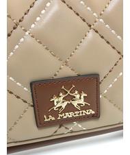 LA MARTINA HELDA Mini bag con catenella beige - Borse Donna - 3