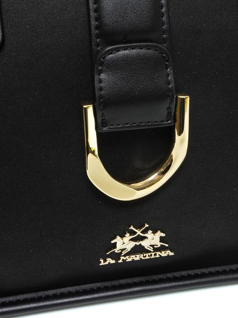 GISELA Satchel bag con fibbia nero - Borse Donna