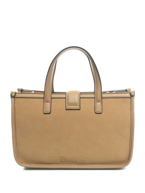 GISELA Satchel bag con fibbia beige - Borse Donna