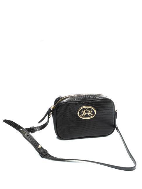 GERALDINA Camera bag logo in tinta nero - Borse Donna