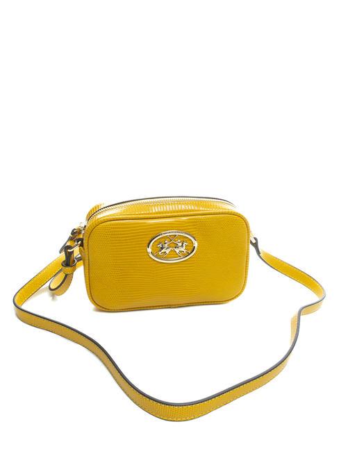 GERALDINA Camera bag logo in tinta giallo - Borse Donna
