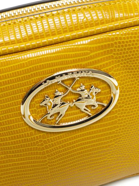 GERALDINA Camera bag logo in tinta giallo - Borse Donna