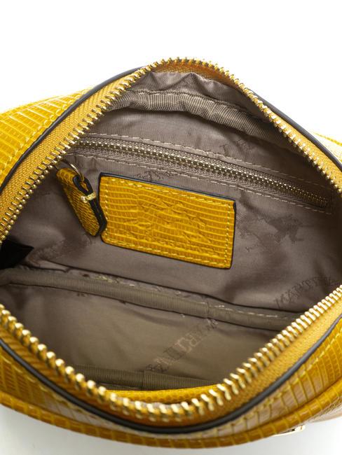 GERALDINA Camera bag logo in tinta giallo - Borse Donna
