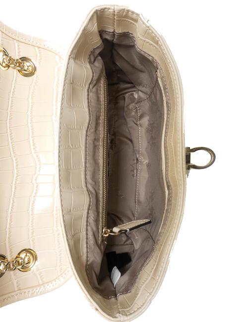 GERALDINA Borsa stampa cocco panna - Borse Donna