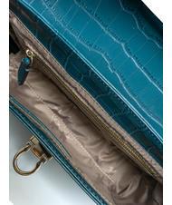 LA MARTINA GERALDINA Borsa stampa cocco blue - Borse Donna - 5