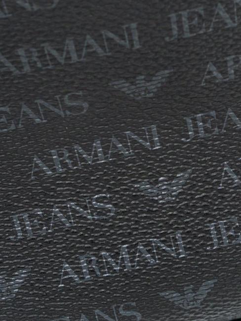 LOGO PRINT Beauty grande con polsierina nero - Beauty Case