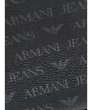 ARMANI JEANS LOGO PRINT Beauty grande con polsierina nero - Beauty Case - 3