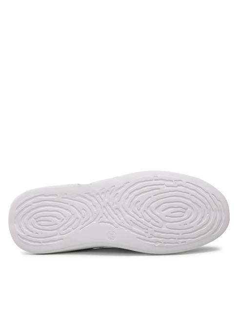 PRINT OVAL T Sneaker pelle laminata silver - Scarpe Donna