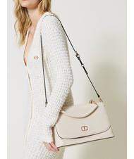 TWINSET TORCHON Borsa a mano con tracolla burro - Borse Donna - 5