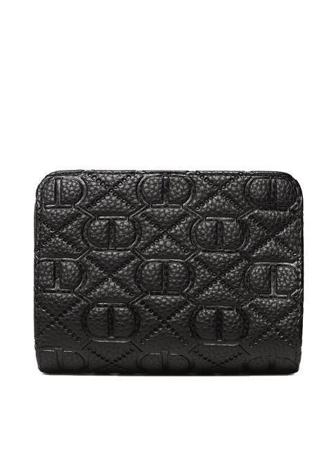 CONTRAST Portafoglio piccolo flap nero - Portafogli Donna