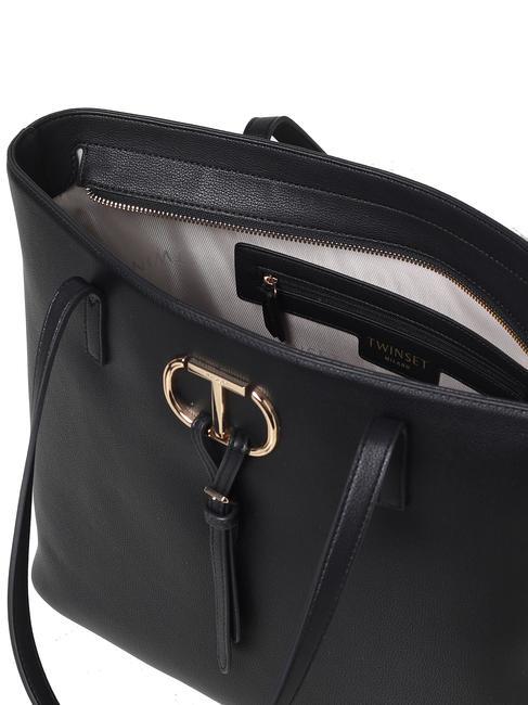 SMALL BELT Shopping bag grande nero - Borse Donna