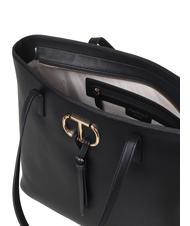 TWINSET SMALL BELT Shopping bag grande nero - Borse Donna - 3