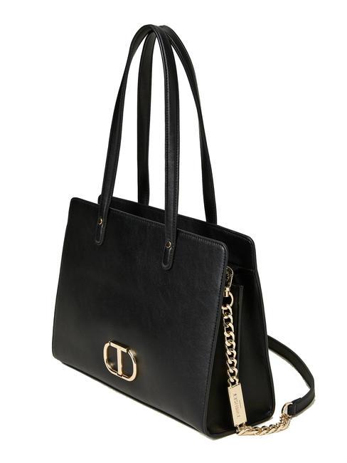 OVAL T Borsa a spalla con tracolla nero - Borse Donna
