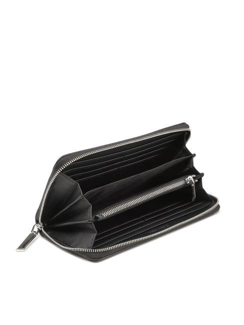 CK MUST EPI MONO Portafoglio grande zip around blackmono - Portafogli Donna
