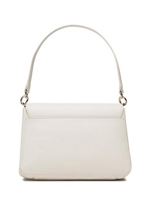 LIFE Borsa classica con flap weathered white - Borse Donna