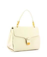 COCCINELLE NEOFIRENZE SOFT Borsa satche pelle martellata coconut milk - Borse Donna - 2