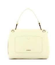 COCCINELLE NEOFIRENZE SOFT Borsa satche pelle martellata coconut milk - Borse Donna - 3