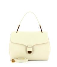 COCCINELLE NEOFIRENZE SOFT Borsa satche pelle martellata coconut milk - Borse Donna - 4