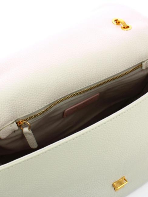 NEOFIRENZE SOFT Borsa satche pelle martellata coconut milk - Borse Donna