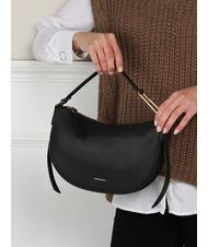 COCCINELLE PRISCILLA Sacca con tracolla, in pelle Nero - Borse Donna - 4