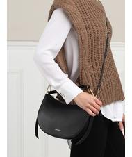 COCCINELLE PRISCILLA Sacca con tracolla, in pelle Nero - Borse Donna - 5