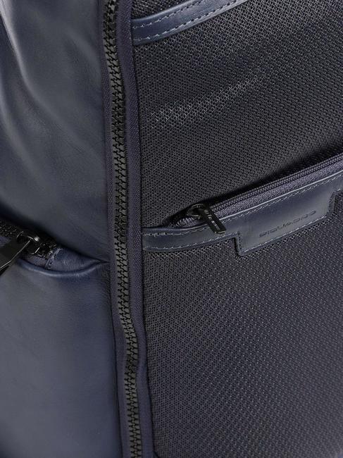 FINN Zaino porta PC 15,6", in pelle blu - Zaini da lavoro porta PC