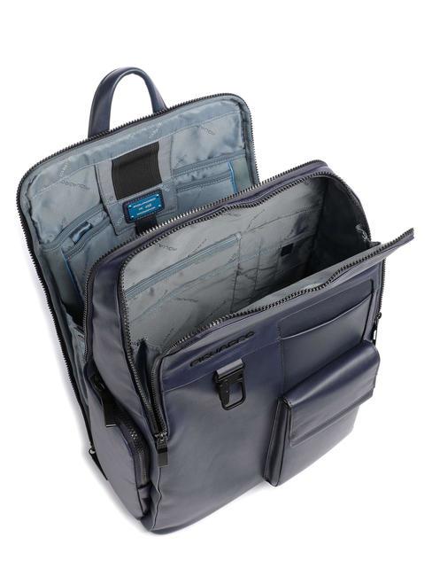 FINN Zaino porta PC 15,6", in pelle blu - Zaini da lavoro porta PC