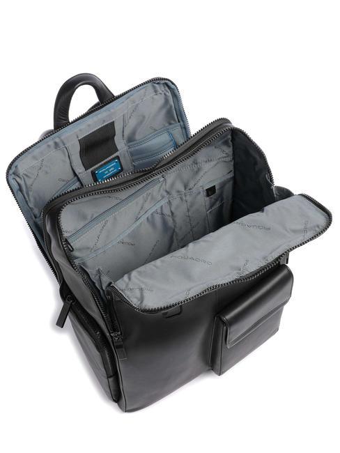 FINN Zaino porta PC 15,6", in pelle Nero - Zaini da lavoro porta PC