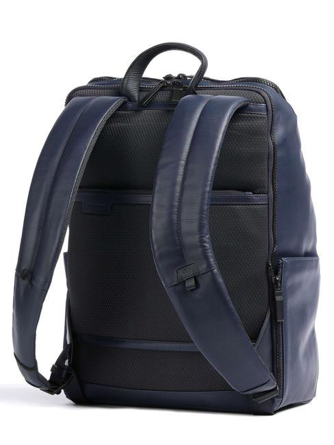 FINN Zaino porta PC 14" in pelle blu - Zaini da lavoro porta PC