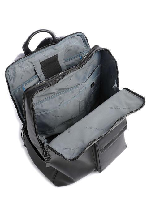 FINN Zaino porta PC 14" in pelle Nero - Zaini da lavoro porta PC