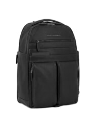 PIQUADRO PAAVO Zaino porta PC 15,6", in pelle Nero - Zaini da lavoro porta PC - 2