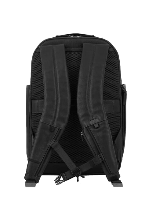 PAAVO Zaino porta PC 15,6", in pelle Nero - Zaini da lavoro porta PC