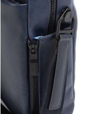PIQUADRO FINN Cartella porta PC 14", in pelle blu - Cartelle Lavoro - 3