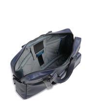 PIQUADRO FINN Cartella porta PC 14", in pelle blu - Cartelle Lavoro - 4