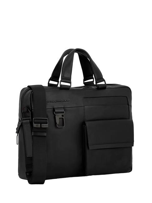 FINN Cartella porta PC 14", in pelle Nero - Cartelle Lavoro