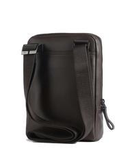 PIQUADRO PAN Borsello piccolo in pelle MORO - Tracolle Uomo - 2