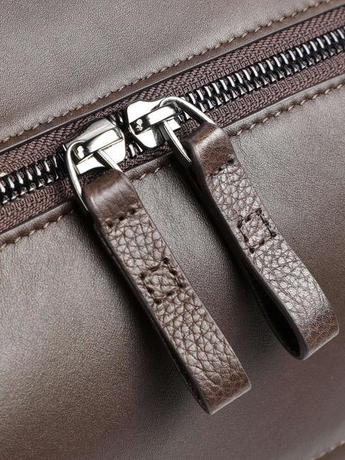 PAN Zaino in pelle porta pc 15" MORO - Zaini da lavoro porta PC