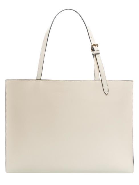 WINDOW OVAL T Borsa shopper con pochette avorio - Borse Donna